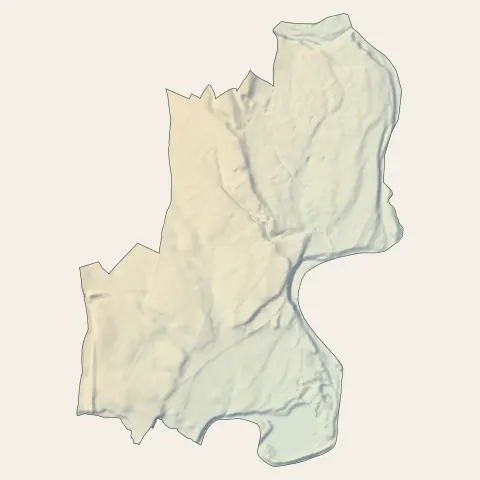 Canet : relief