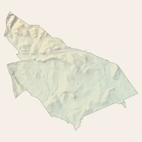 Castries : relief
