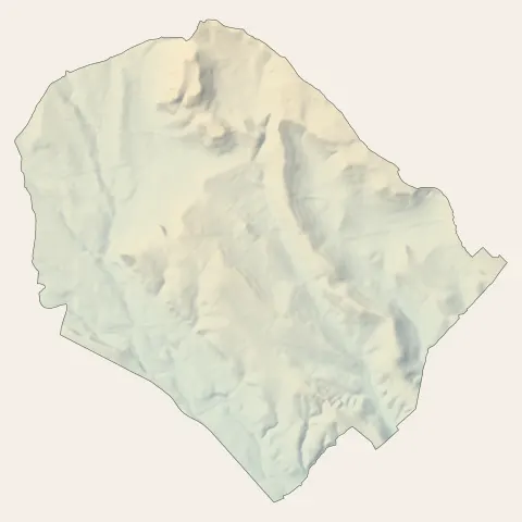 Caux : relief