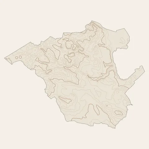 Cazouls-lès-Béziers : courbes de niveau
