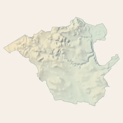 Cazouls-lès-Béziers : relief
