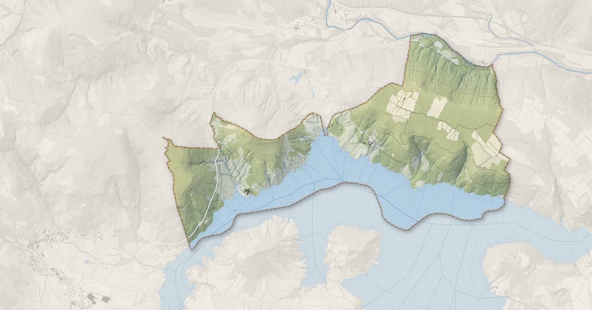 Portrait cartographique de Celles : relief, eau, forêts, bâti et voies, calculés à partir des données de l'IGN
