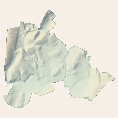 Combaillaux : relief