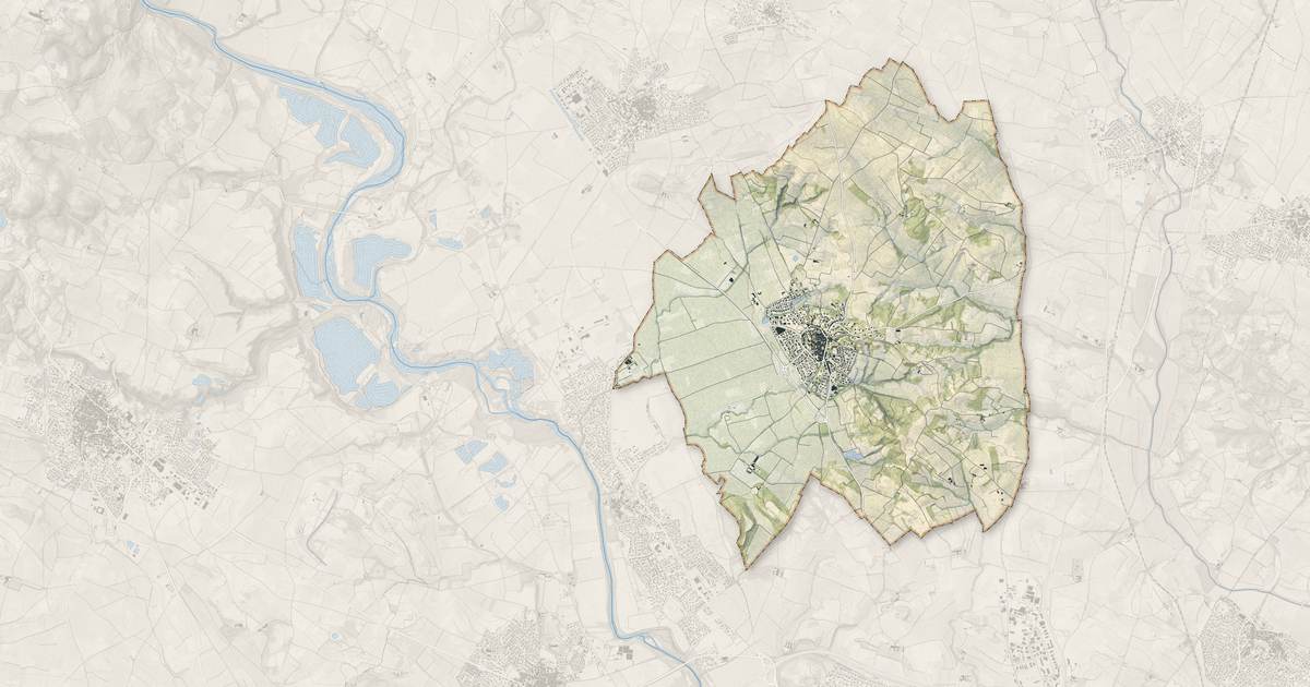 Portrait cartographique de Corneilhan : relief, eau, forêts, bâti et voies, calculés à partir des données de l'IGN