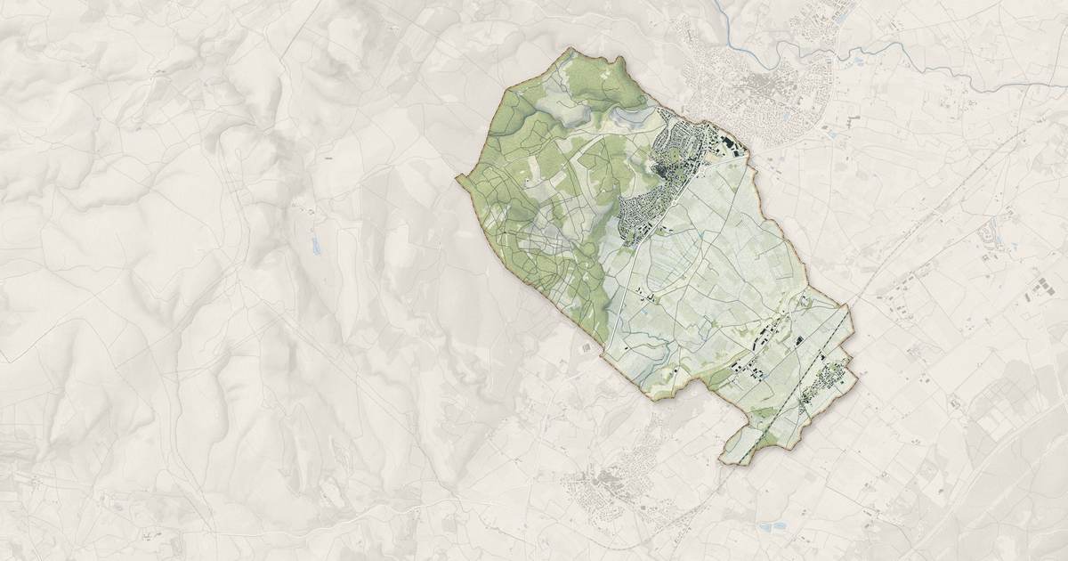 Portrait cartographique de Cournonsec : relief, eau, forêts, bâti et voies, calculés à partir des données de l'IGN