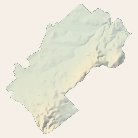 Fabrègues : relief