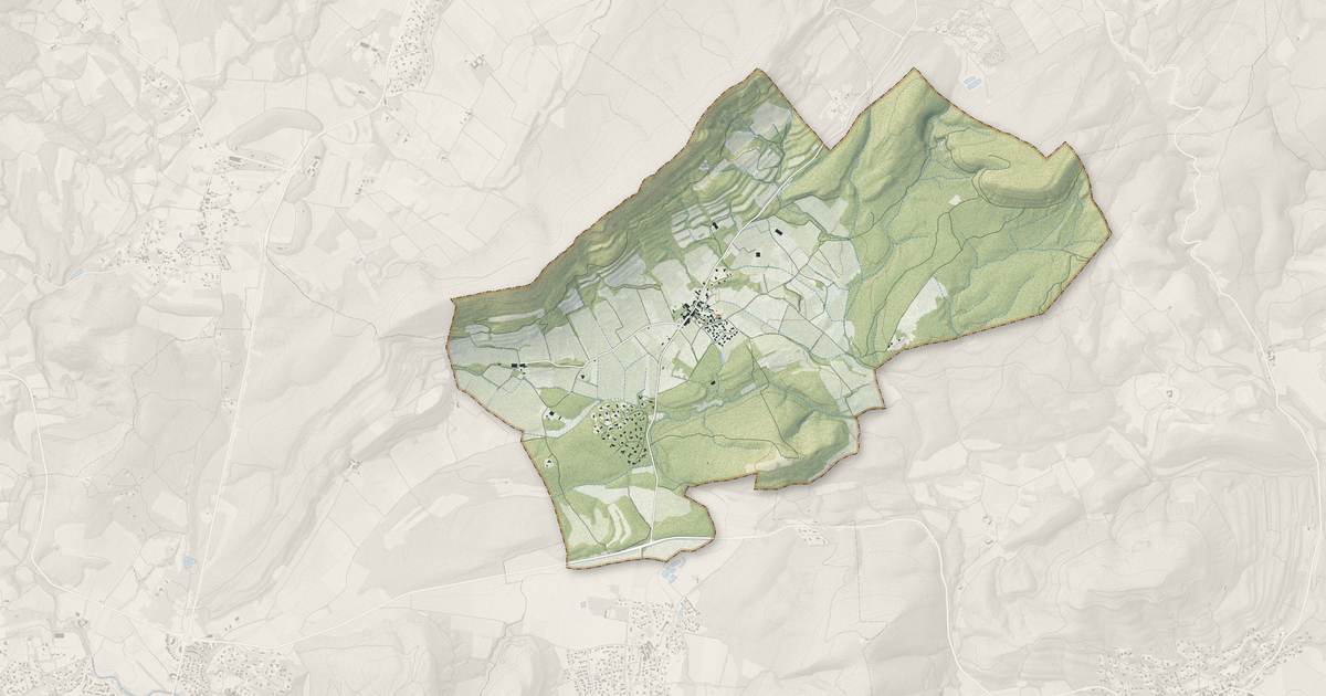 Portrait cartographique de Fontanès : relief, eau, forêts, bâti et voies, calculés à partir des données de l'IGN
