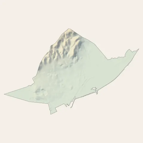Frontignan : relief