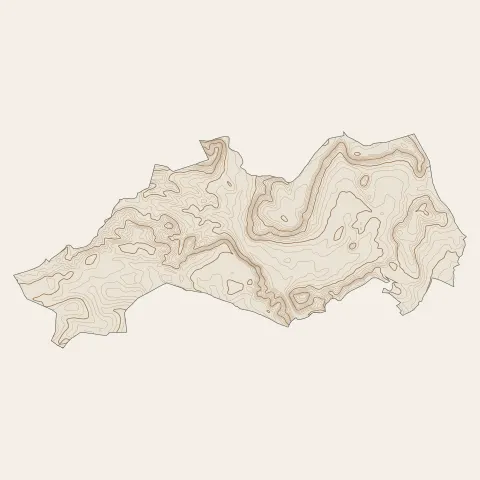 Grabels : courbes de niveau