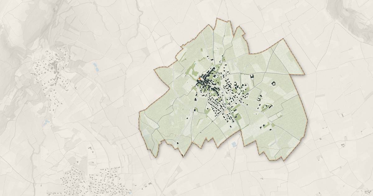 Portrait cartographique de Jonquières : relief, eau, forêts, bâti et voies, calculés à partir des données de l'IGN