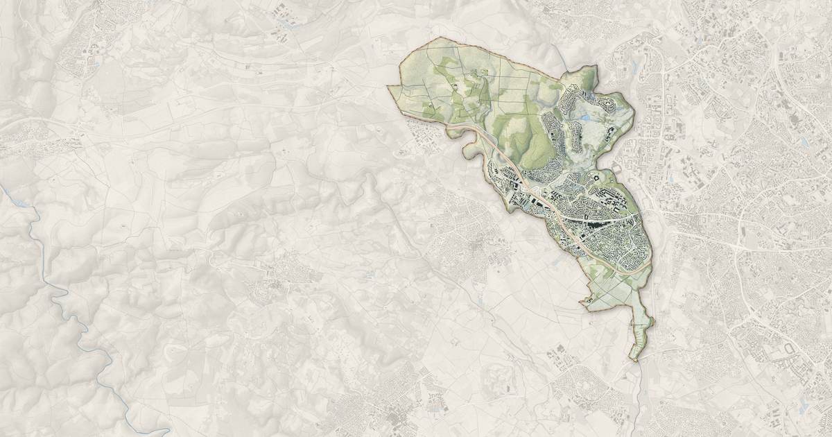 Portrait cartographique de Juvignac : relief, eau, forêts, bâti et voies, calculés à partir des données de l'IGN