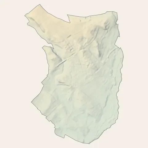 Lavérune : relief