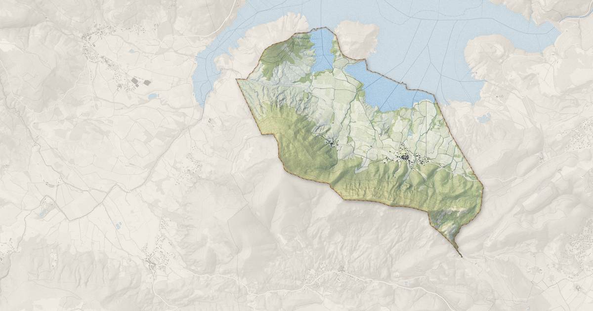 Portrait cartographique de Liausson : relief, eau, forêts, bâti et voies, calculés à partir des données de l'IGN