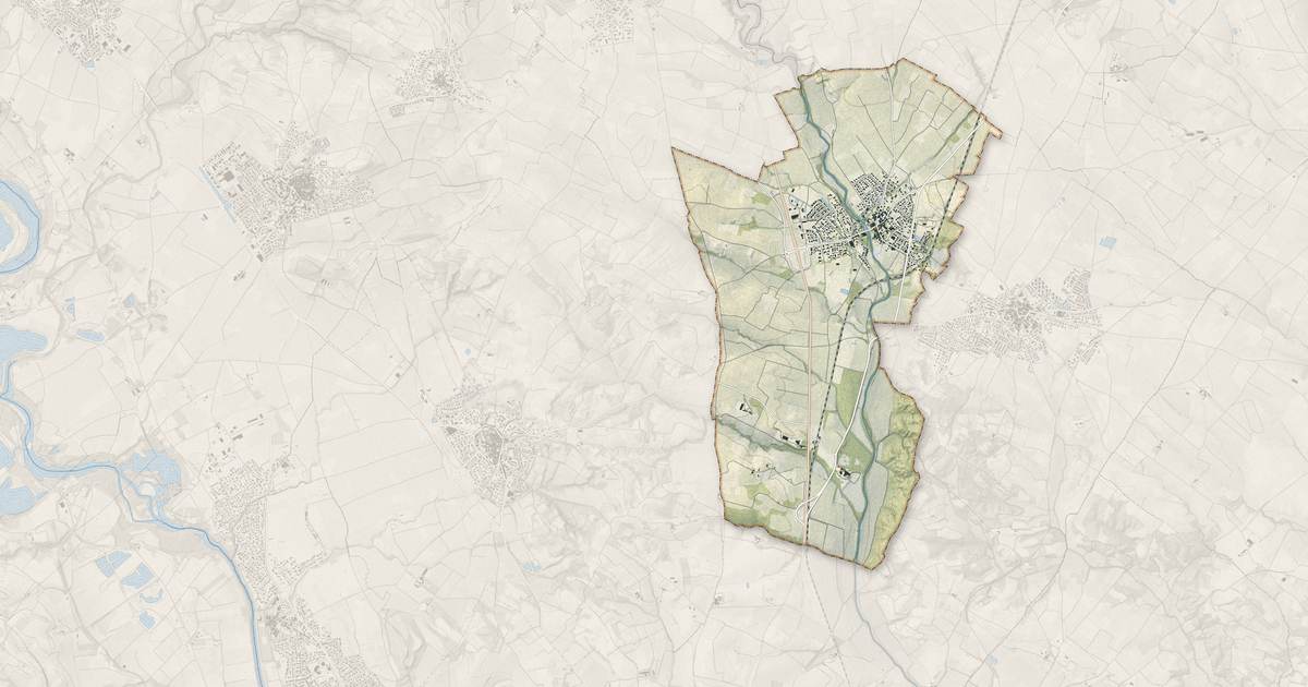 Portrait cartographique de Lieuran-lès-Béziers : relief, eau, forêts, bâti et voies, calculés à partir des données de l'IGN