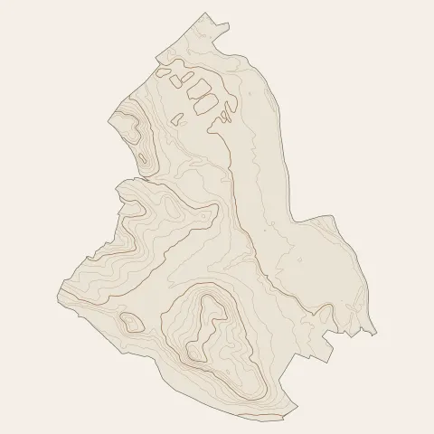 Maraussan : courbes de niveau