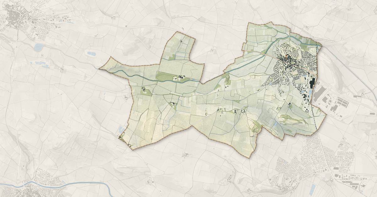 Portrait cartographique de Maureilhan : relief, eau, forêts, bâti et voies, calculés à partir des données de l'IGN