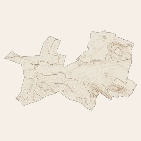 Maureilhan : courbes de niveau