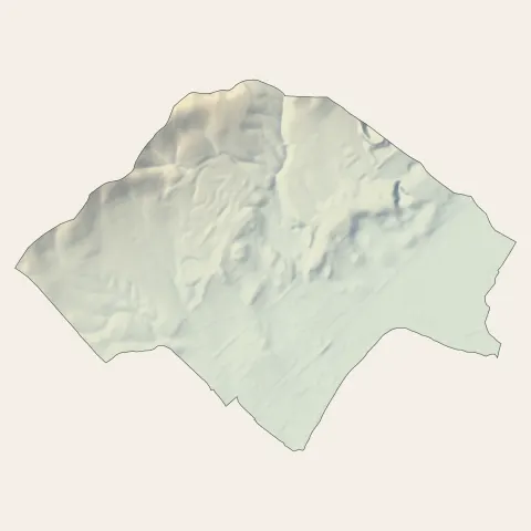 Mireval : relief