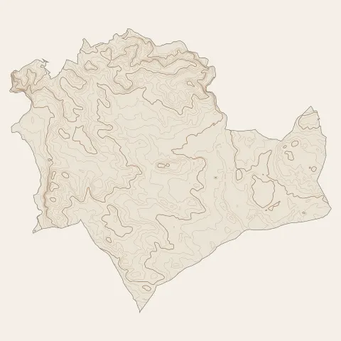 Montpellier : courbes de niveau