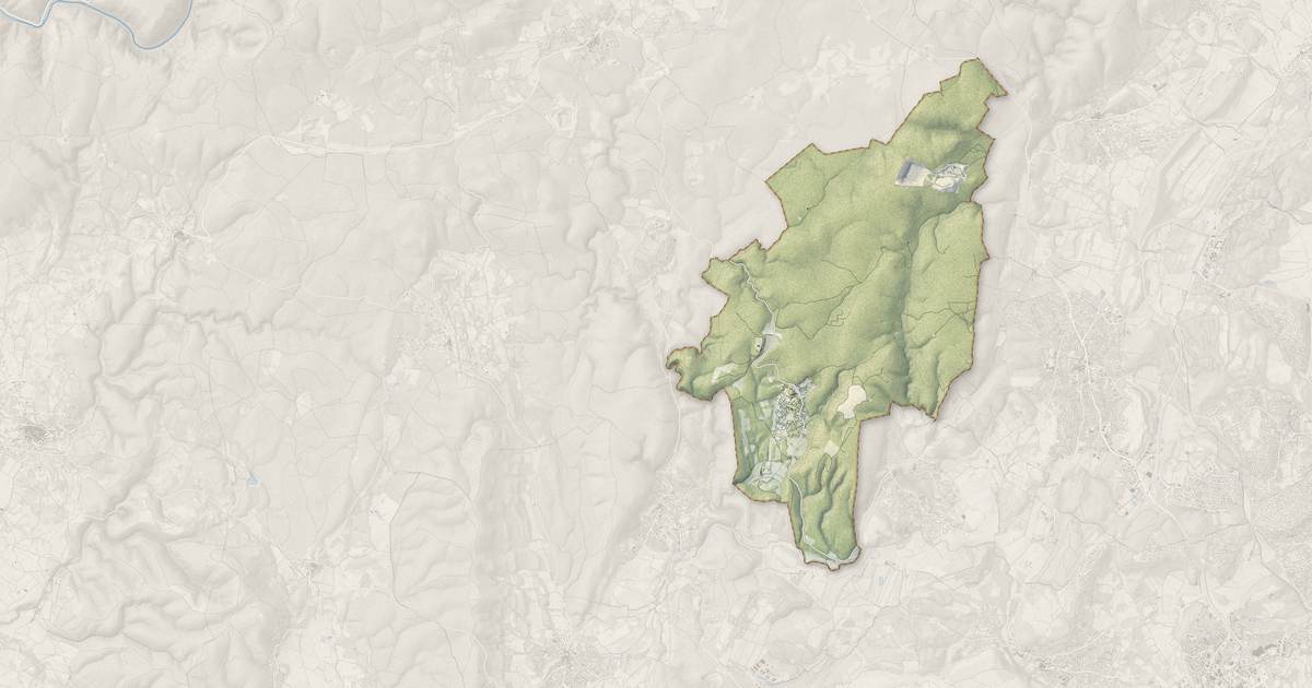 Portrait cartographique de Murles : relief, eau, forêts, bâti et voies, calculés à partir des données de l'IGN