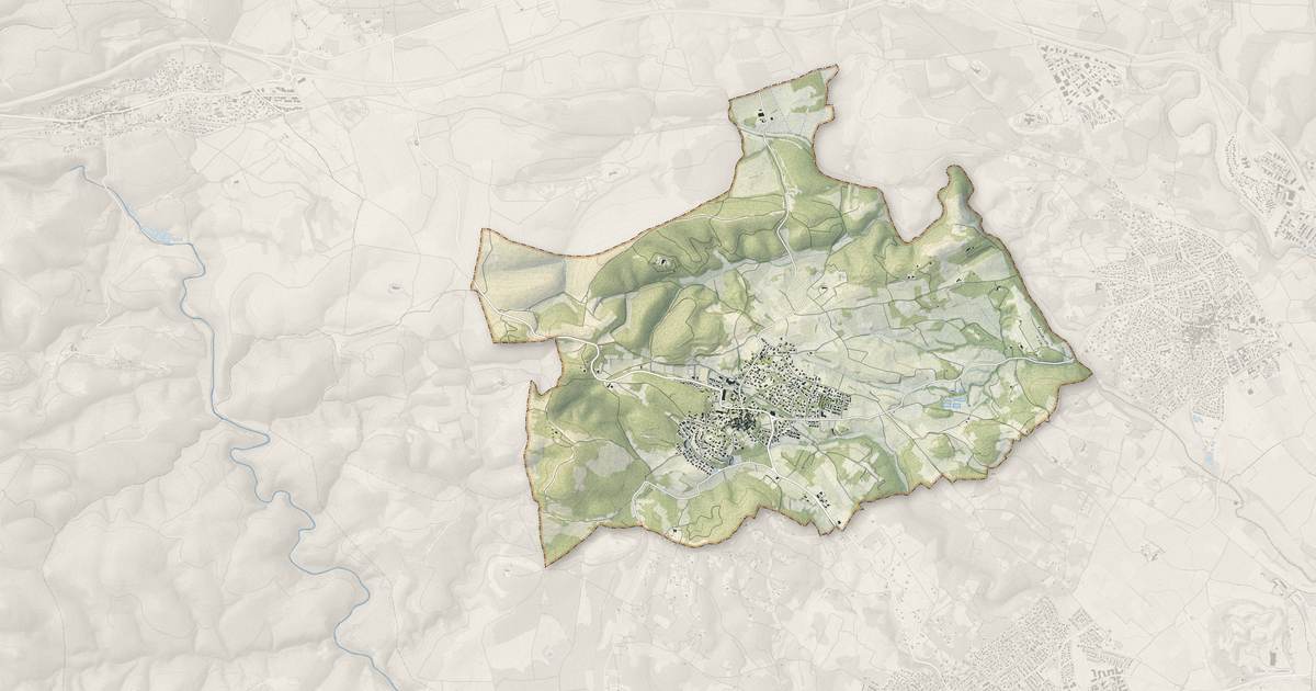 Portrait cartographique de Murviel-lès-Montpellier : relief, eau, forêts, bâti et voies, calculés à partir des données de l'IGN