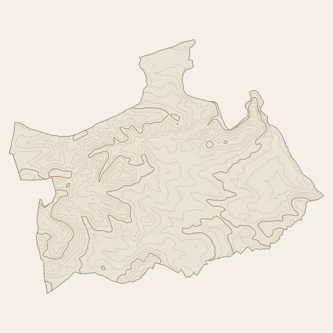 Murviel-lès-Montpellier : courbes de niveau