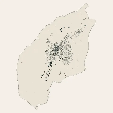 Paulhan : bâti