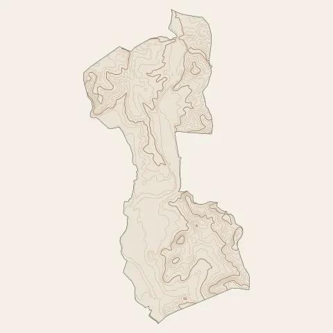 Prades-le-Lez : courbes de niveau