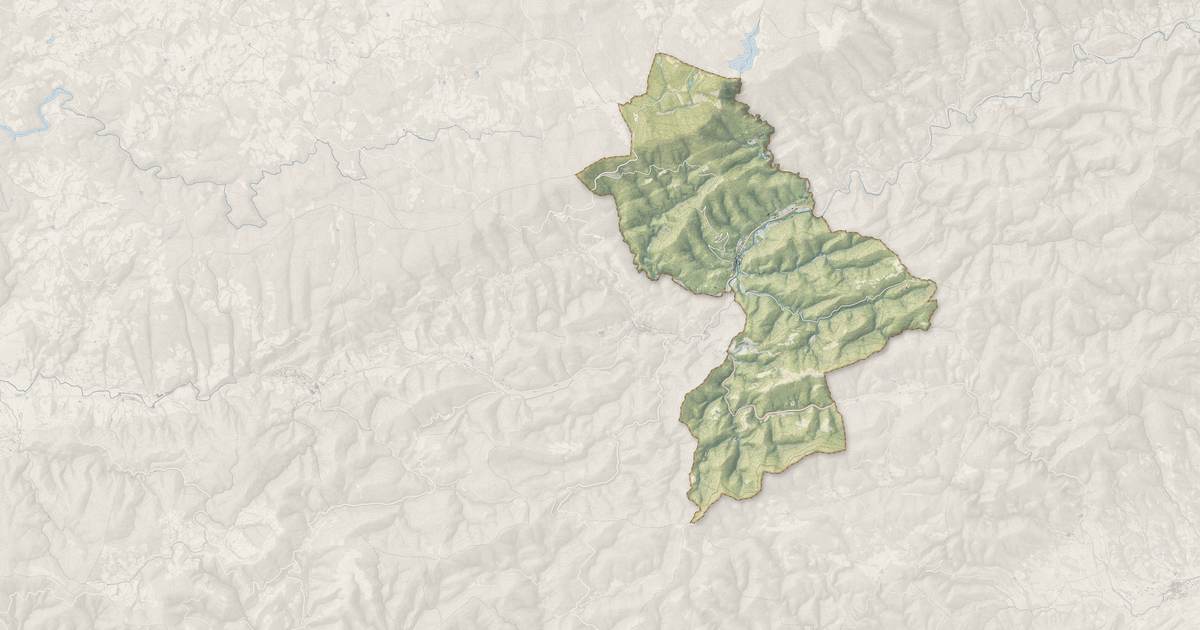 Portrait cartographique de Riols : relief, eau, forêts, bâti et voies, calculés à partir des données de l'IGN