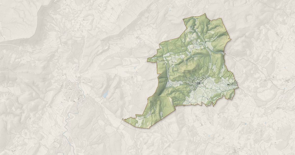 Portrait cartographique de Saint-Bauzille-de-Montmel : relief, eau, forêts, bâti et voies, calculés à partir des données de l'IGN