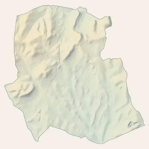 Entre-Vignes : relief