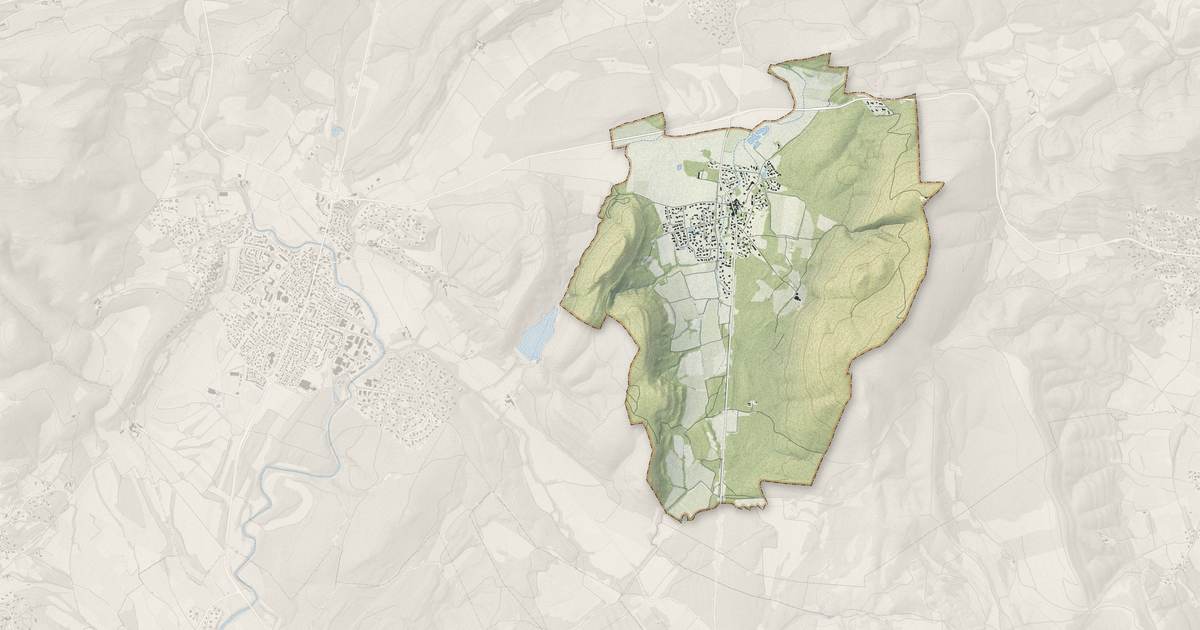 Portrait cartographique de Sainte-Croix-de-Quintillargues : relief, eau, forêts, bâti et voies, calculés à partir des données de l'IGN