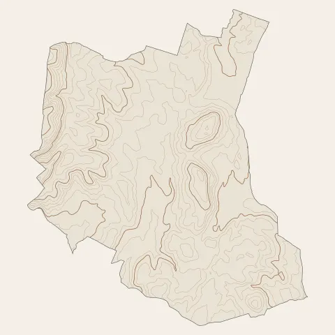 Saint-Gély-du-Fesc : courbes de niveau