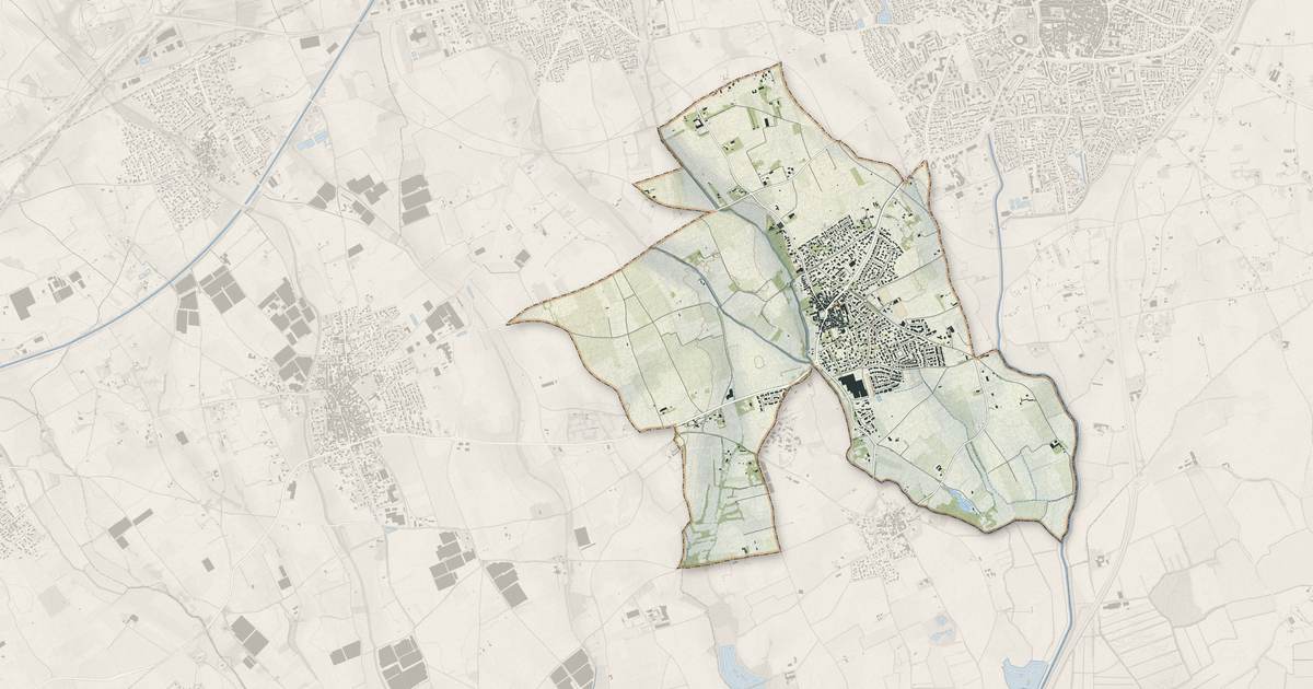 Portrait cartographique de Saint-Just : relief, eau, forêts, bâti et voies, calculés à partir des données de l'IGN