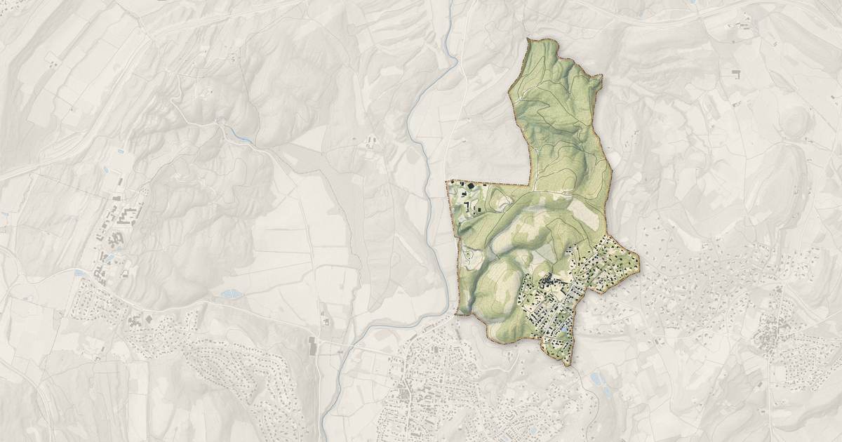 Portrait cartographique de Saint-Vincent-de-Barbeyrargues : relief, eau, forêts, bâti et voies, calculés à partir des données de l'IGN