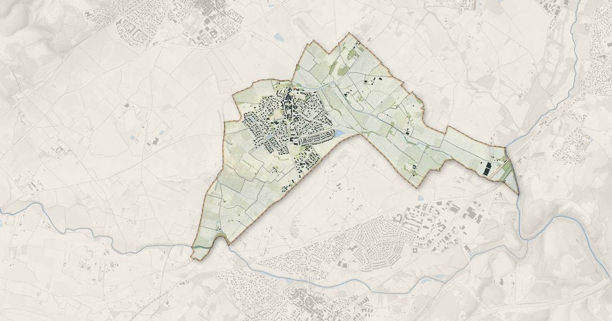 Portrait cartographique de Saussan : relief, eau, forêts, bâti et voies, calculés à partir des données de l'IGN