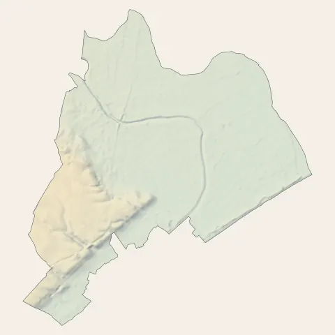 Sérignan : relief