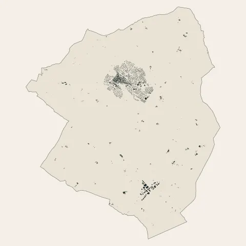 Servian : bâti