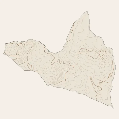 Sussargues : courbes de niveau