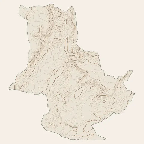 Vailhauquès : courbes de niveau