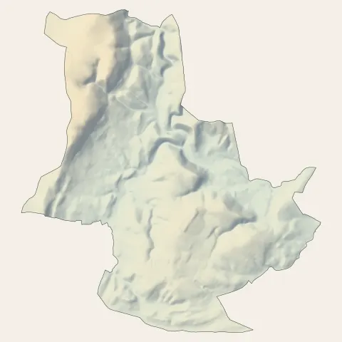 Vailhauquès : relief