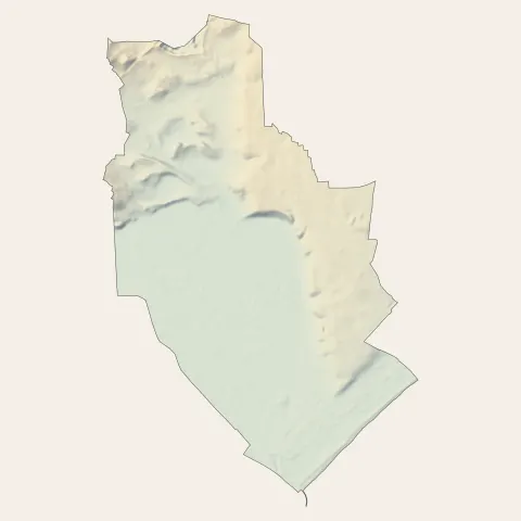 Vendres : relief