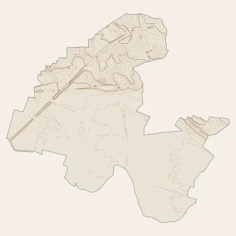 Villeneuve-lès-Béziers : courbes de niveau