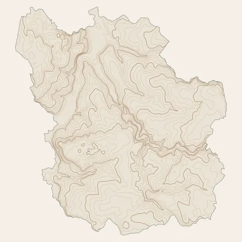 Val-Couesnon : courbes de niveau