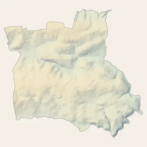 Baulon : relief