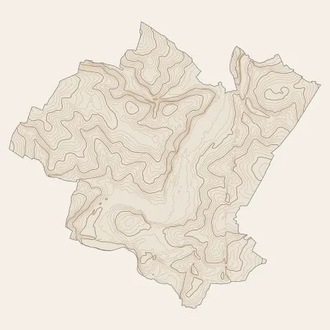 Betton : courbes de niveau