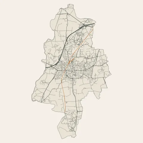 Bruz : voies