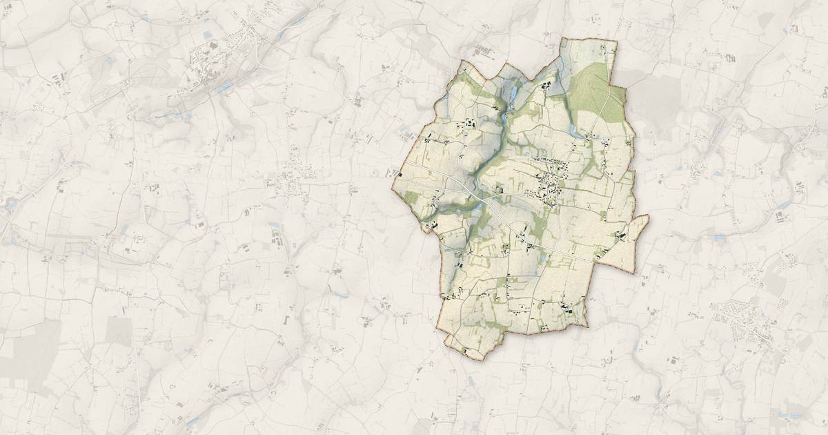 Portrait cartographique de Cardroc : relief, eau, forêts, bâti et voies, calculés à partir des données de l'IGN