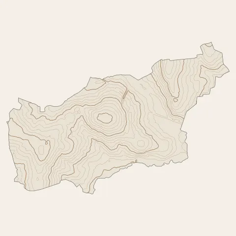 La Chapelle-Thouarault : courbes de niveau
