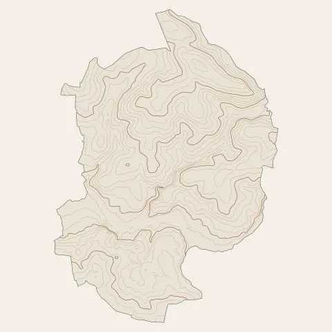 Châteaubourg : courbes de niveau